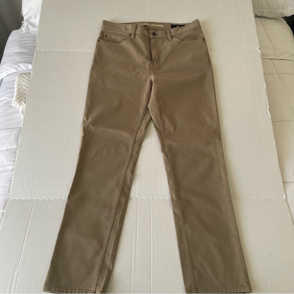 Banana Republic Men's Slim Traveler Stretch Cotton Blend Five Pocket Pants - Picture 5 of 8